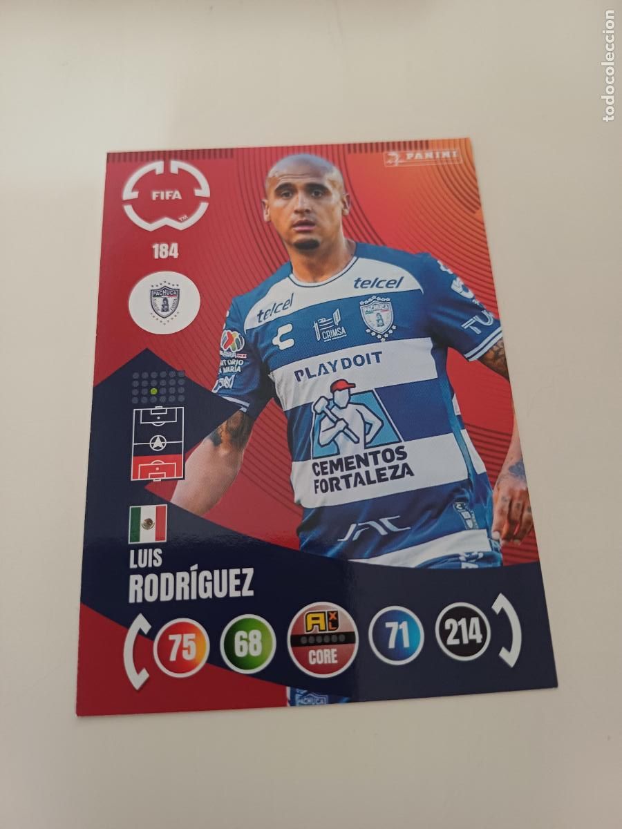 Cromos de f&uacute;tbol: 184 - Luis Rodr&iacute;guez - CF Pachuca - Foto 1