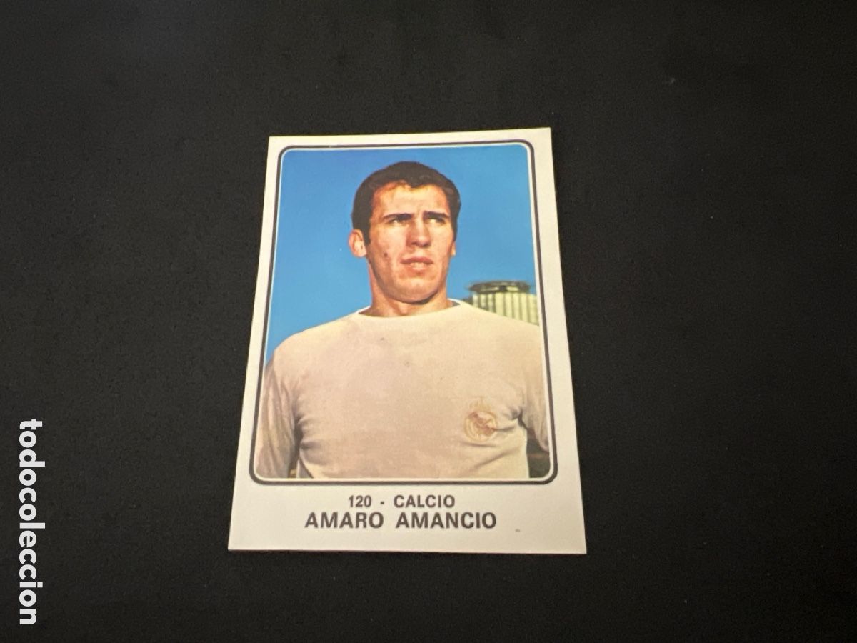 Figurine di Calcio: 1973 AMANCIO REL MADRID N&ordm; 120 PANINI CAMPIONI DELLO SPORT