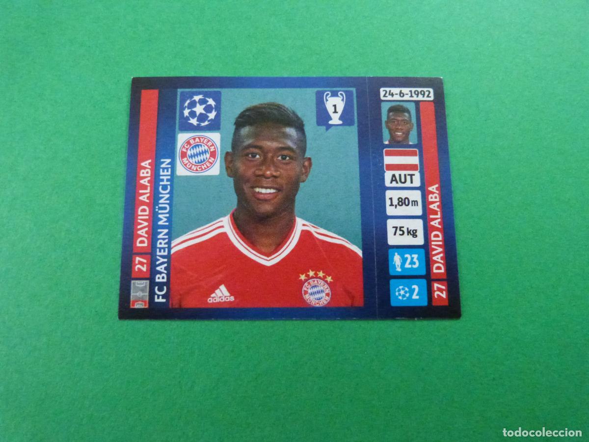 Fu&szlig;ball-Sticker: CROMO FUTBOL ALABA BAYERN DE MUNICH SIN PEGAR N&ordm; 229 CHAMPIONS LEAGUE 2013-2014/13-14 PANINI