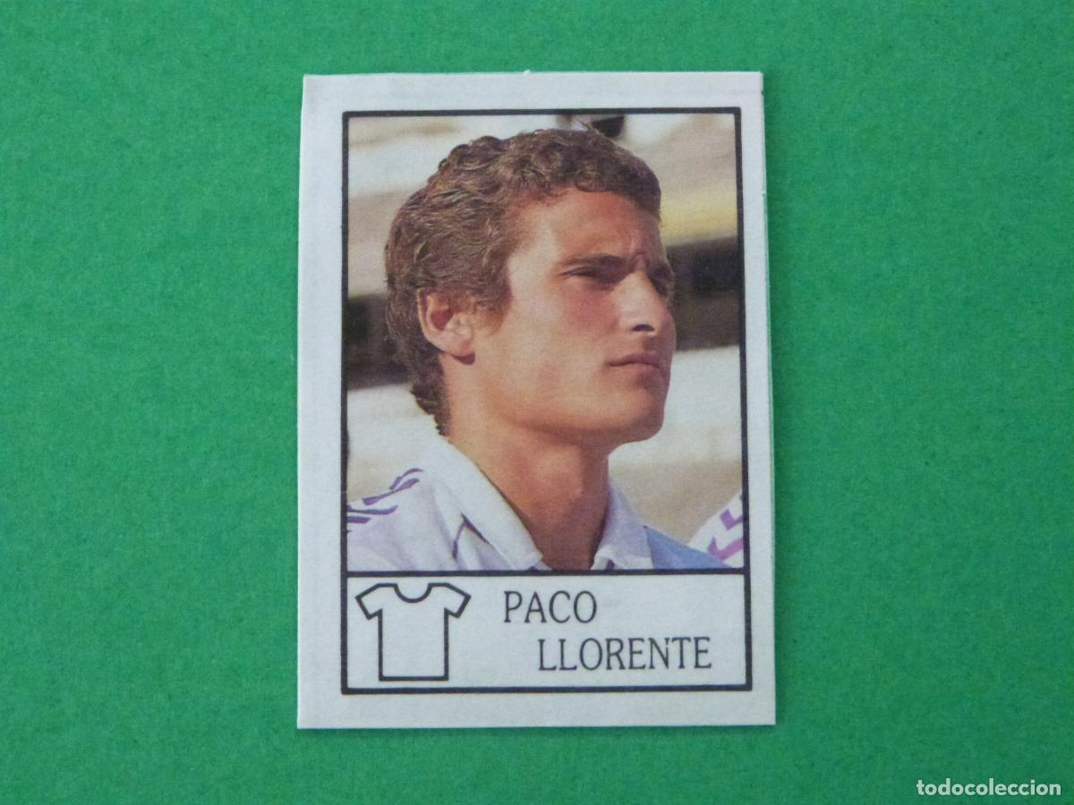 Fu&szlig;ball-Sticker: PACO LLORENTE REAL MADRID C.F. HIGUERA R.C.D. MALLORCA RECORTADO N&ordm; 135-146 BOLLYCAO 1987-1988/87-88