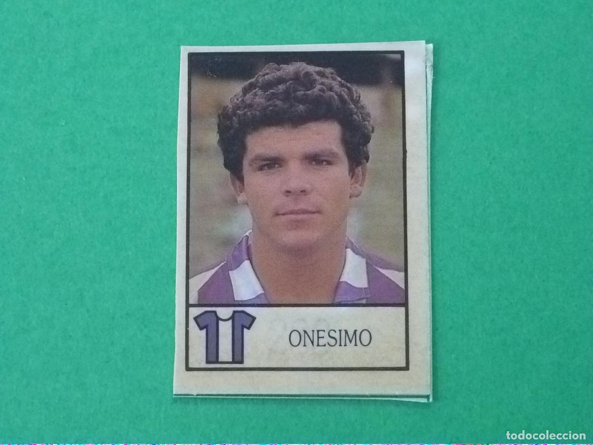 Cromos de F&uacute;tbol: ONESIMO REAL VALLADOLID GUERRI REAL ZARAGOZA RECORTADO 283-298 LIGA BOLLYCAO 1987-1988/87-88