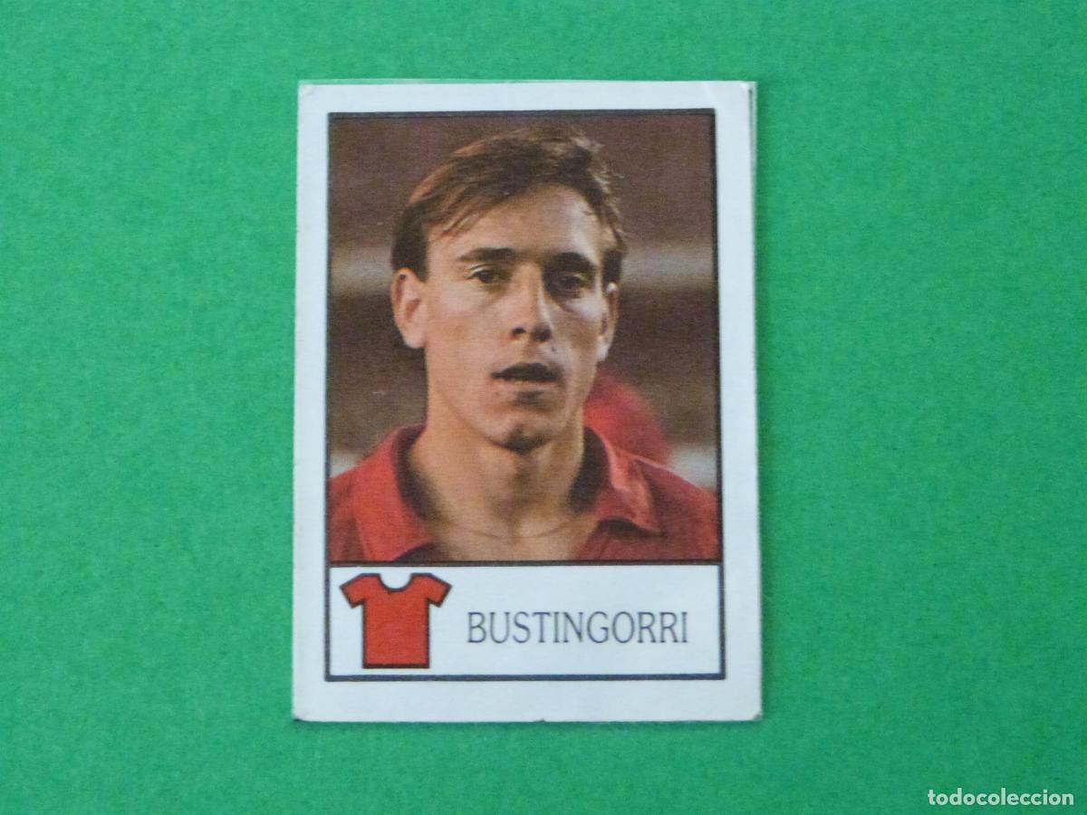 Cromos de F&uacute;tbol: BUSTINGORRI AT. OSASUNA VIDA&Ntilde;A REAL MURCIA RECORTADO 172-160 LIGA BOLLYCAO 1987-1988/87-88