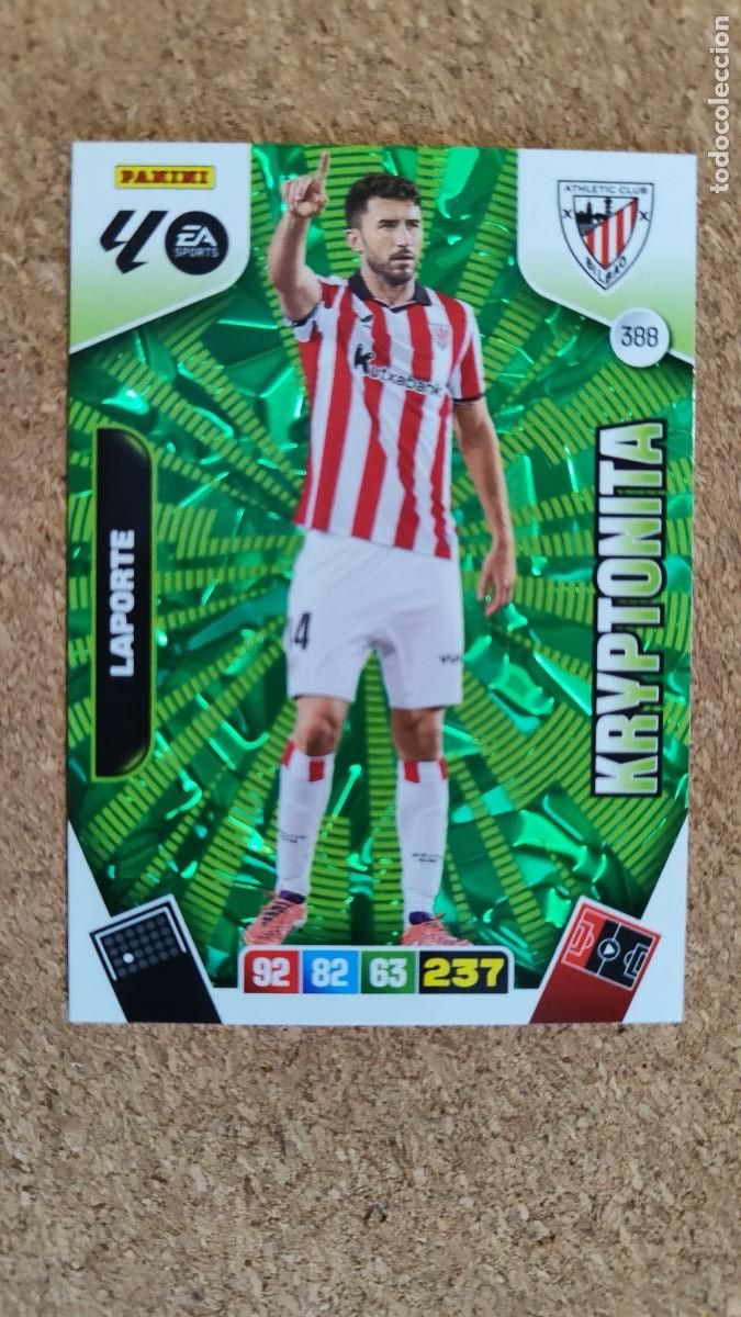 Football Stickers: ADRENALYN LA LIGA 25/26 CARD KRYPTONITA LAPORTE ATHLETIC CLUB # 388 PANINI