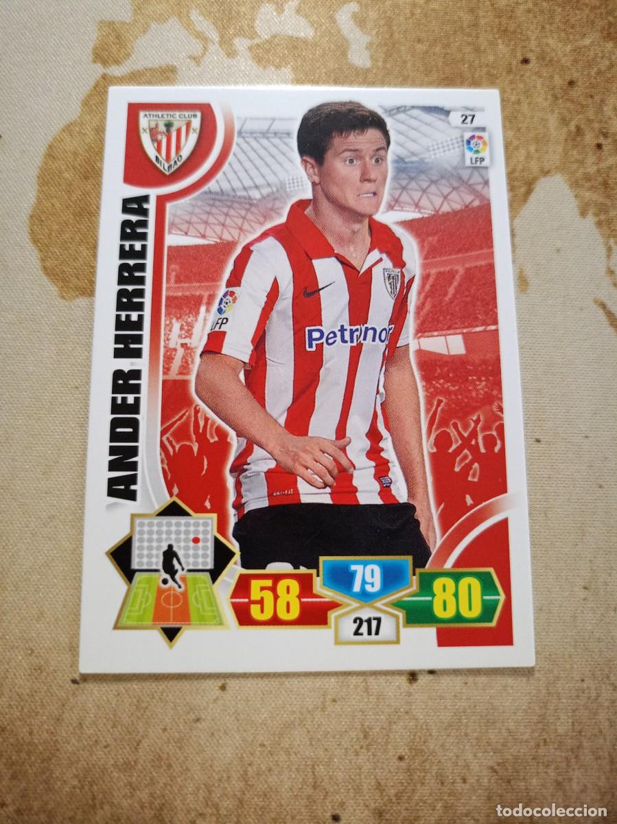 Fu&szlig;ball-Sticker: Athletic 27 ANDER HERRERA Adrenalyn 2013-14
