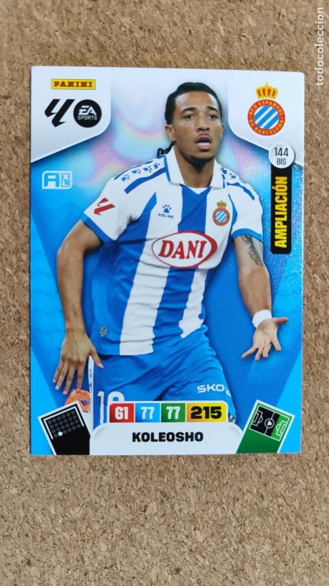 Figurine di Calcio: ADRENALYN XL LA 25/26 CARD AMPLIACION KOLEOSHO RCD ESPA&Ntilde;OL # 144 BIS PANINI