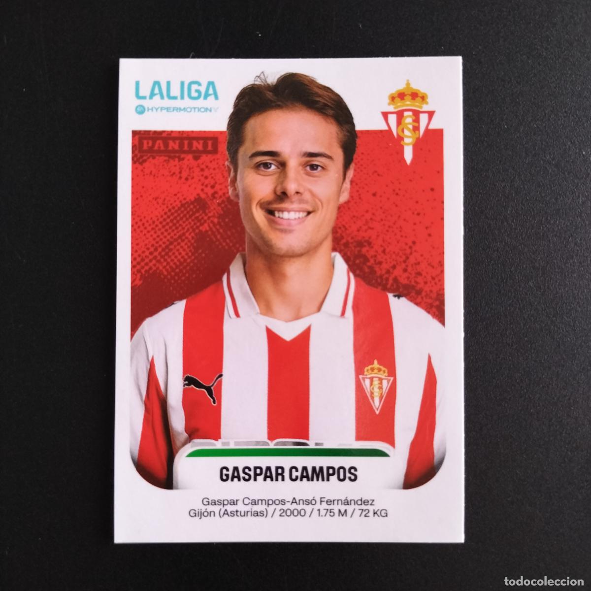 Cromos de F&uacute;tbol: 377 GASPAR CAMPOS SPORTING GIJON LALIGA HYPERMOTION PANINI SEGUNDA 2&ordf; DIVISI&Oacute;N 2025 2026 25 26