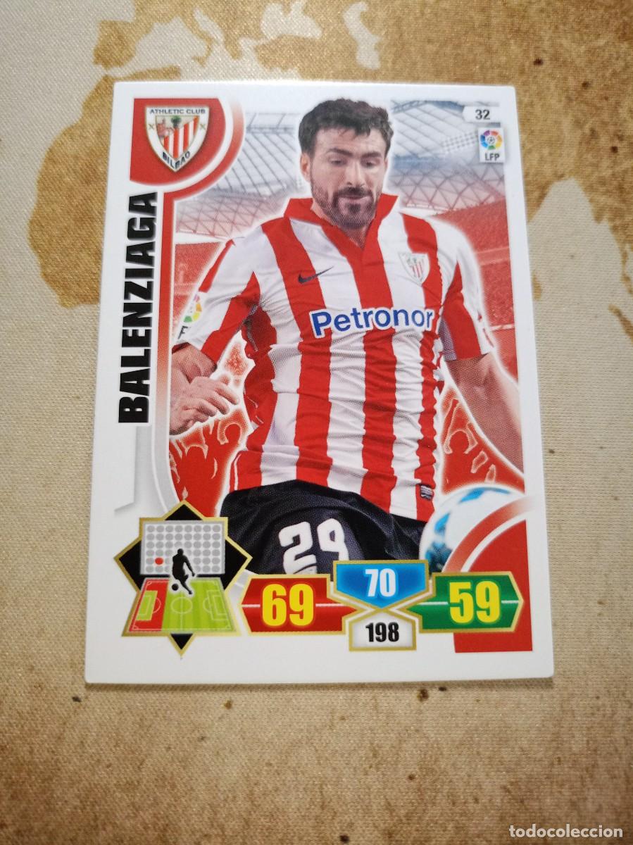 Fu&szlig;ball-Sticker: Athletic 32 BALENZIAGA Adrenalyn 2013-14