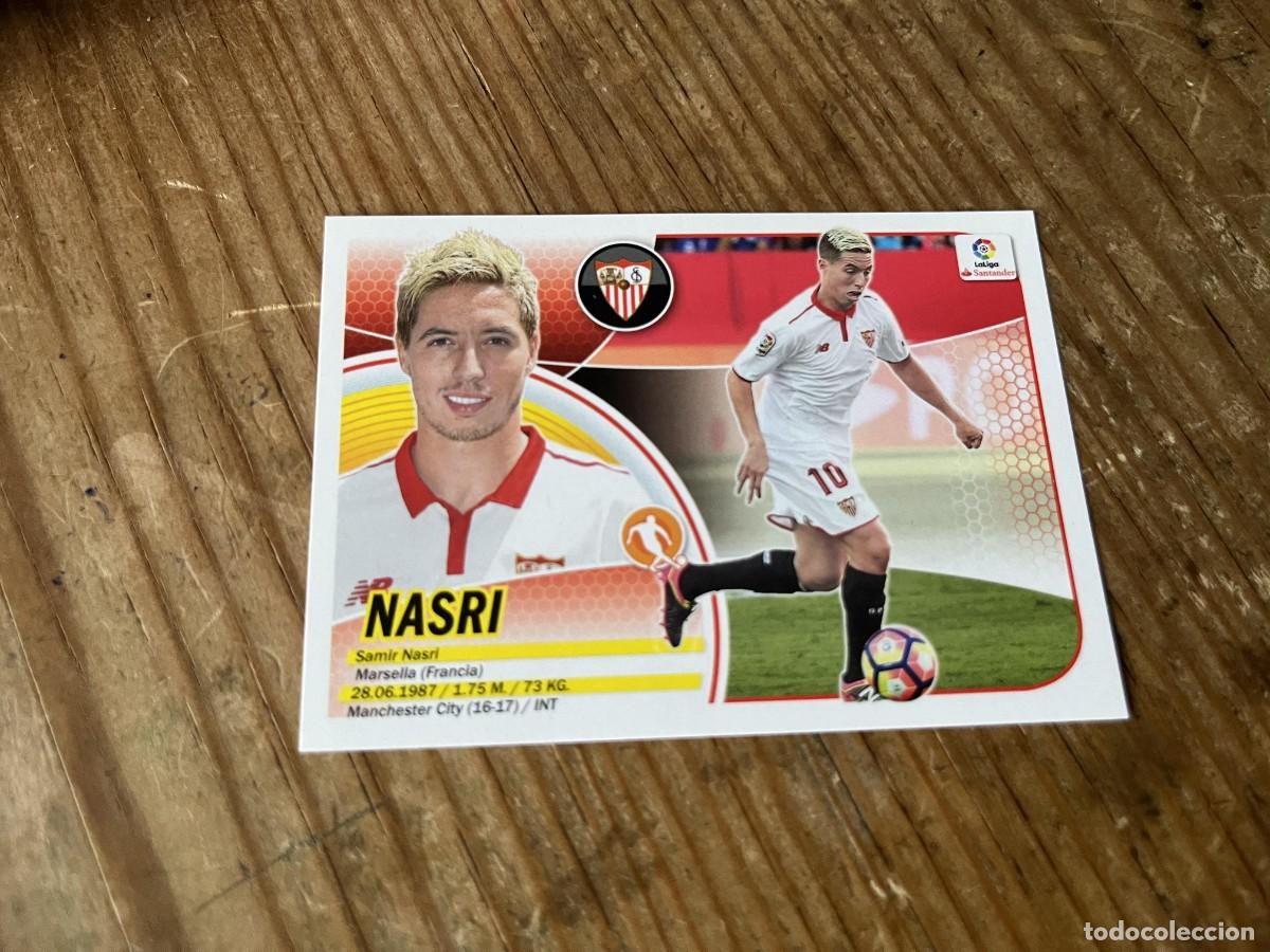 Cromos de Futebol: CROMO SIN PEGAR NUNCA PEGADO ALBUM LIGA ESTE 16 17 2016 2017 FICHAJES # 61 NASRI SEVILLA