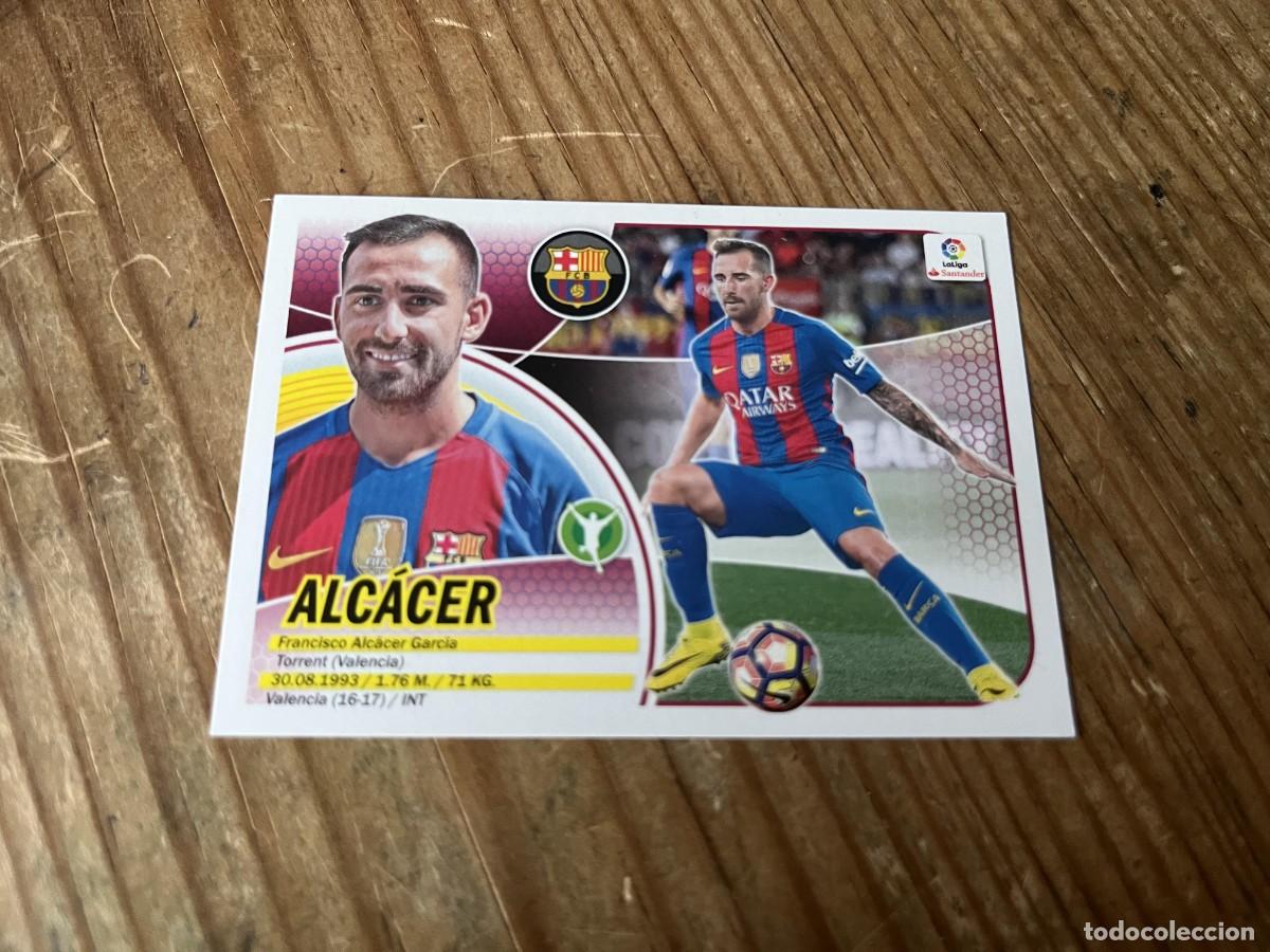 Fu&szlig;ball-Sticker: CROMO SIN PEGAR NUNCA PEGADO ALBUM LIGA ESTE 16 17 2016 2017 FICHAJES # 64 ALCACER BARCELONA