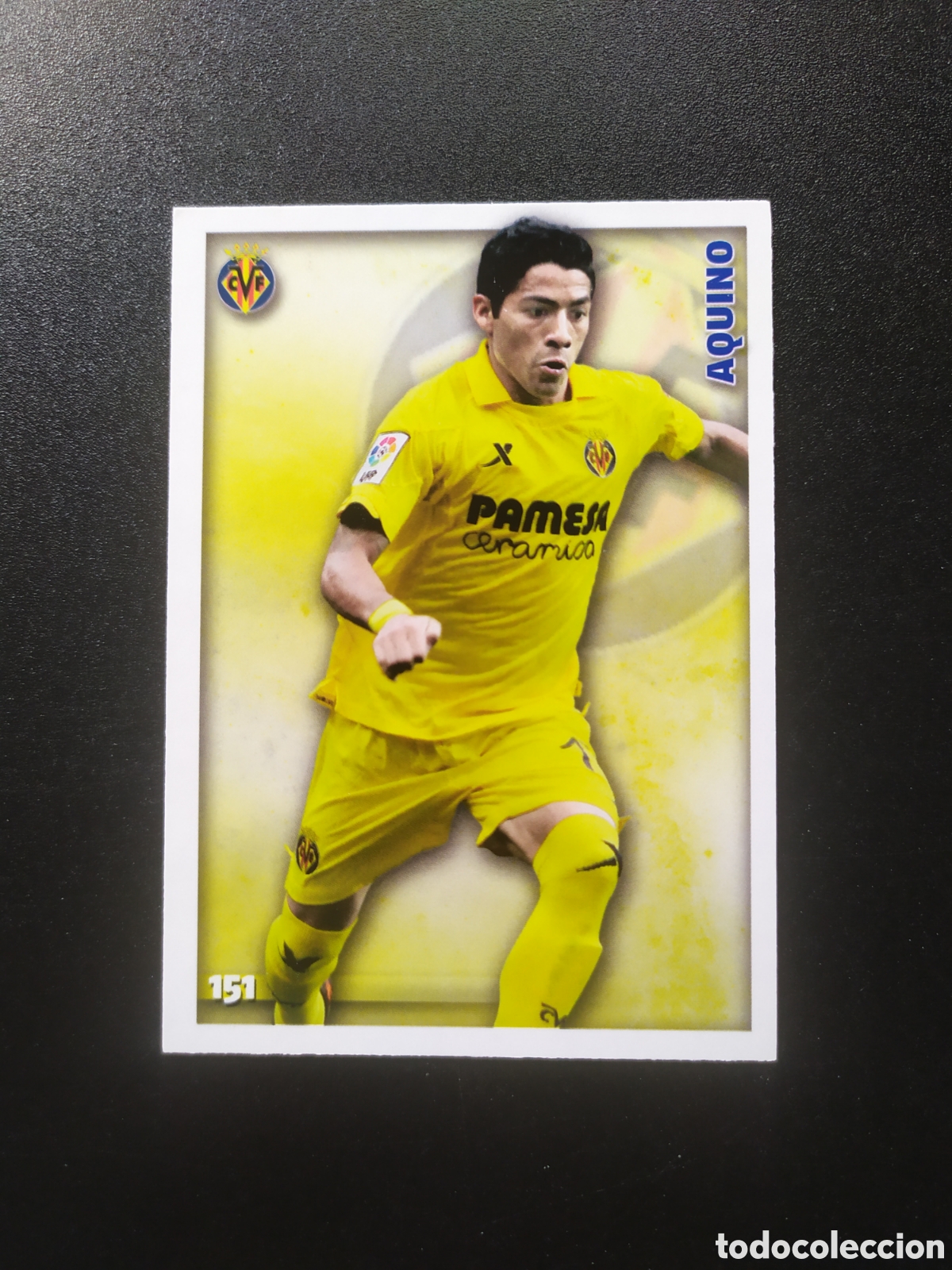 Football Stickers: Mundicromo fichas Liga 2014 2015 14 15 Aquino n&deg; 151 Villarreal