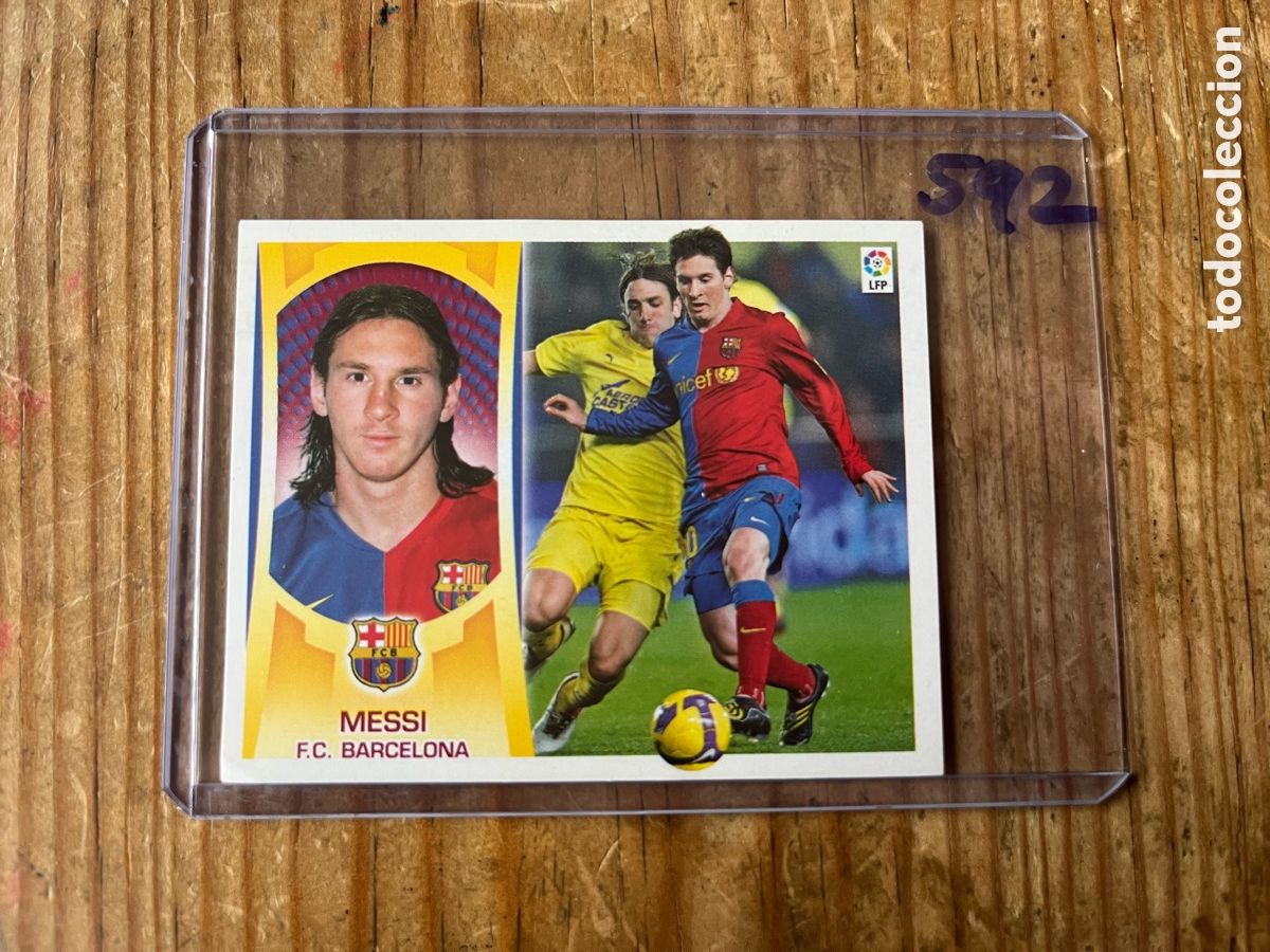 Cromos de F&uacute;tbol: CROMO SIN PEGAR NUNCA PEGADO ALBUM LIGA ESTE 09 10 2009 2010 BARCELONA # 15 LIONEL MESSI