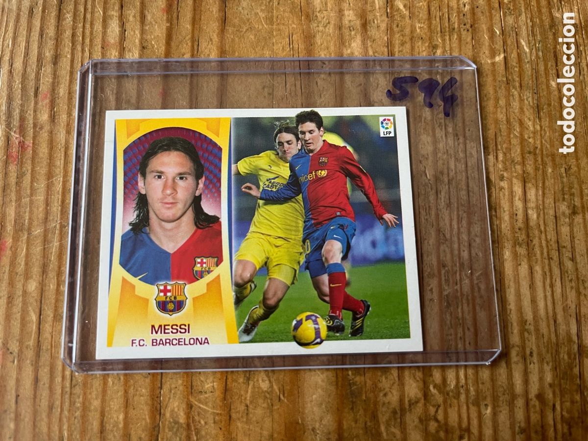 Cromos de F&uacute;tbol: CROMO SIN PEGAR NUNCA PEGADO ALBUM LIGA ESTE 09 10 2009 2010 BARCELONA # 15 LIONEL MESSI