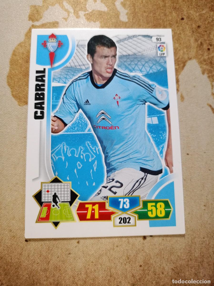 Cromos de f&uacute;tbol: Celta 93 CABRAL Adrenalyn 2013-14 - Foto 1