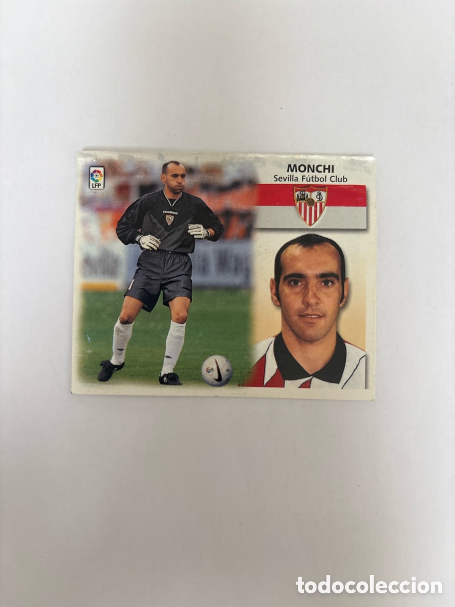 Figurine di Calcio: Sevilla - Monchi - Ediciones Este Liga 1999-2000, 99-00 - ventanilla