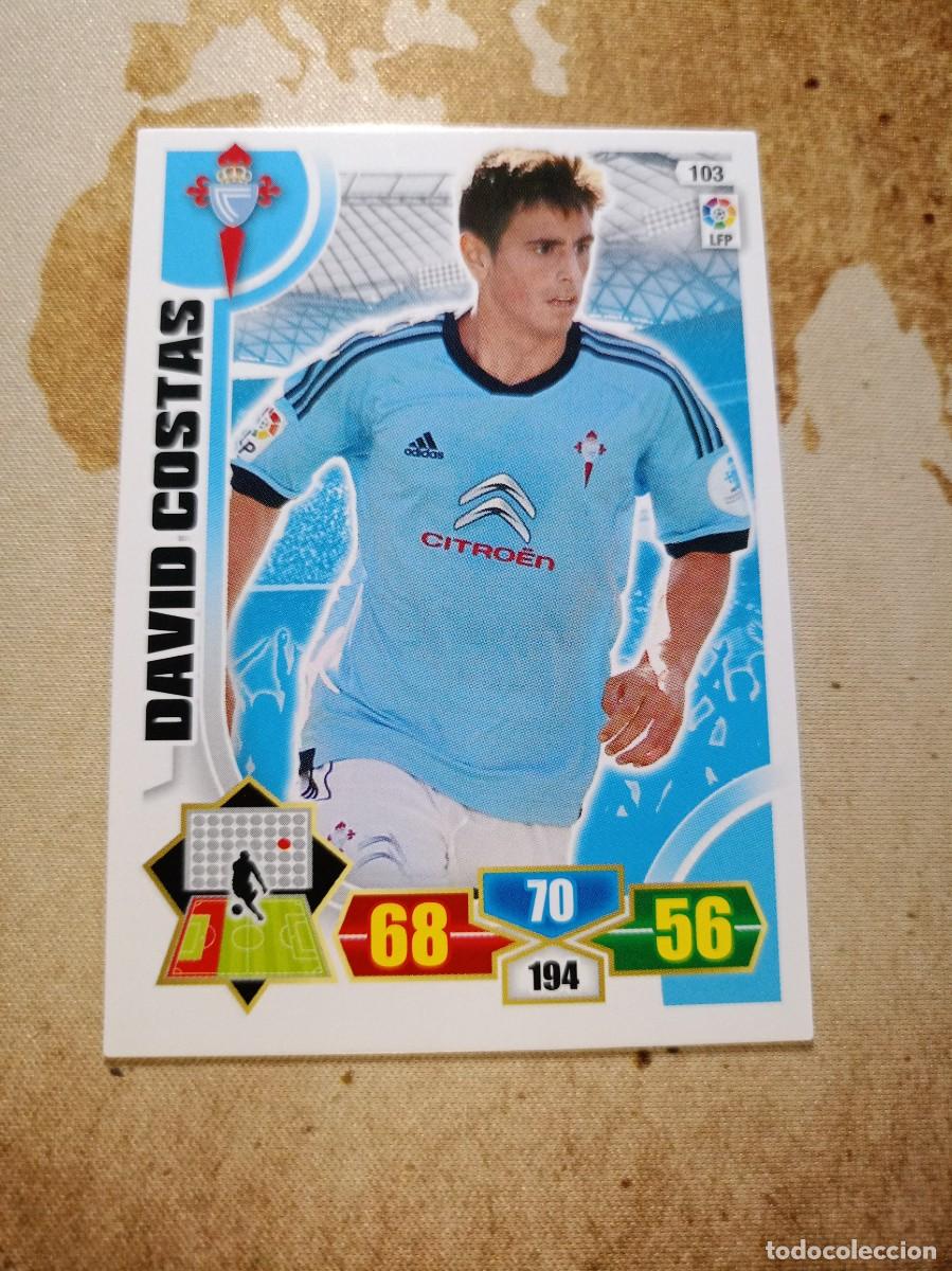 Cromos de f&uacute;tbol: Celta 103 DAVID COSTAS Adrenalyn 2013-14 - Foto 1