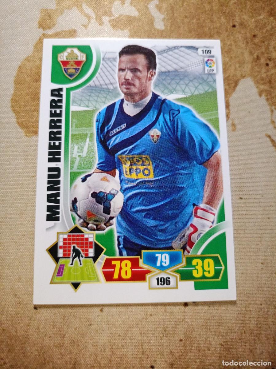 Football Stickers: Elche 109 MANU HERRERA Adrenalyn 2013-14