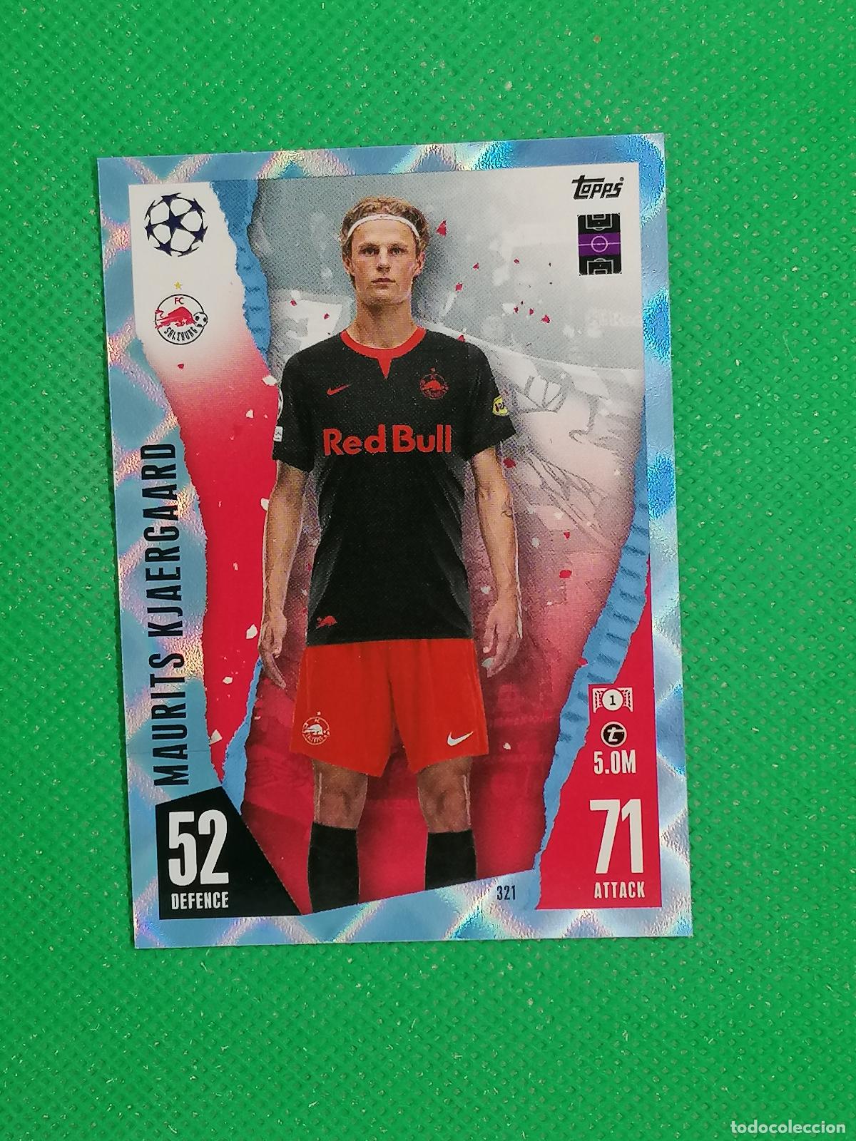 Cromos de f&uacute;tbol: 321 MAURITS KJAERGAARD SALZBURG PARALELA CRYSTAL ⚽ TOPPS MATCH ATTAX 2023 2024 23 24 ⚽