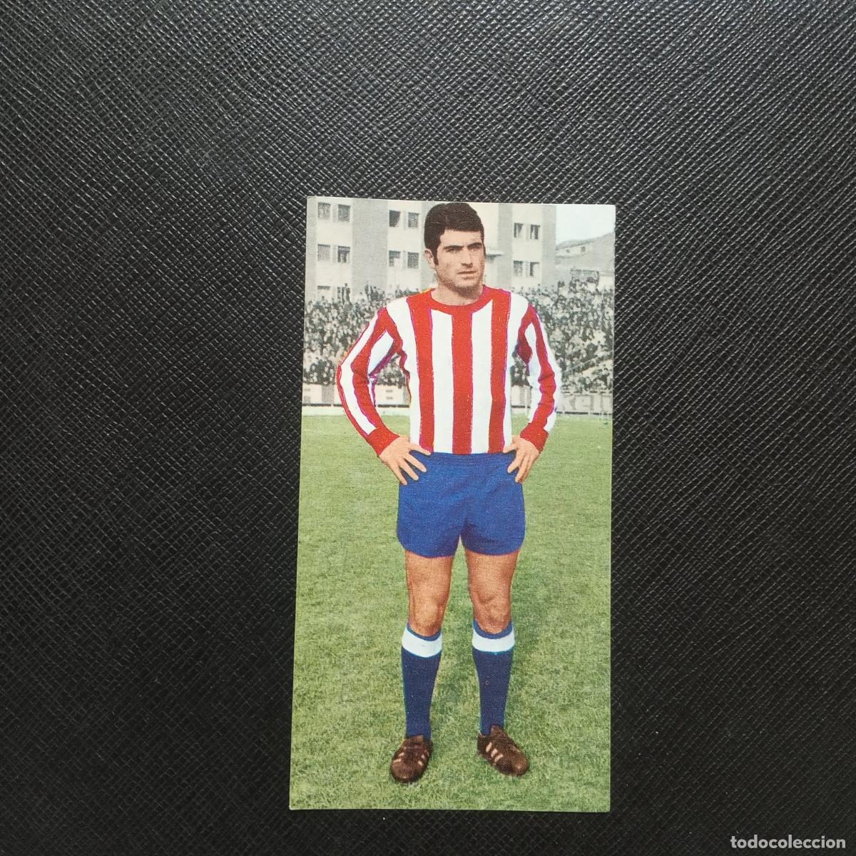 Cromos de F&uacute;tbol: 349 DEL CUETO SPORTING GIJON RUIZ ROMERO 1969 1970 CROMO LIGA FUTBOL 69 70 - SIN PEGAR - (X4)