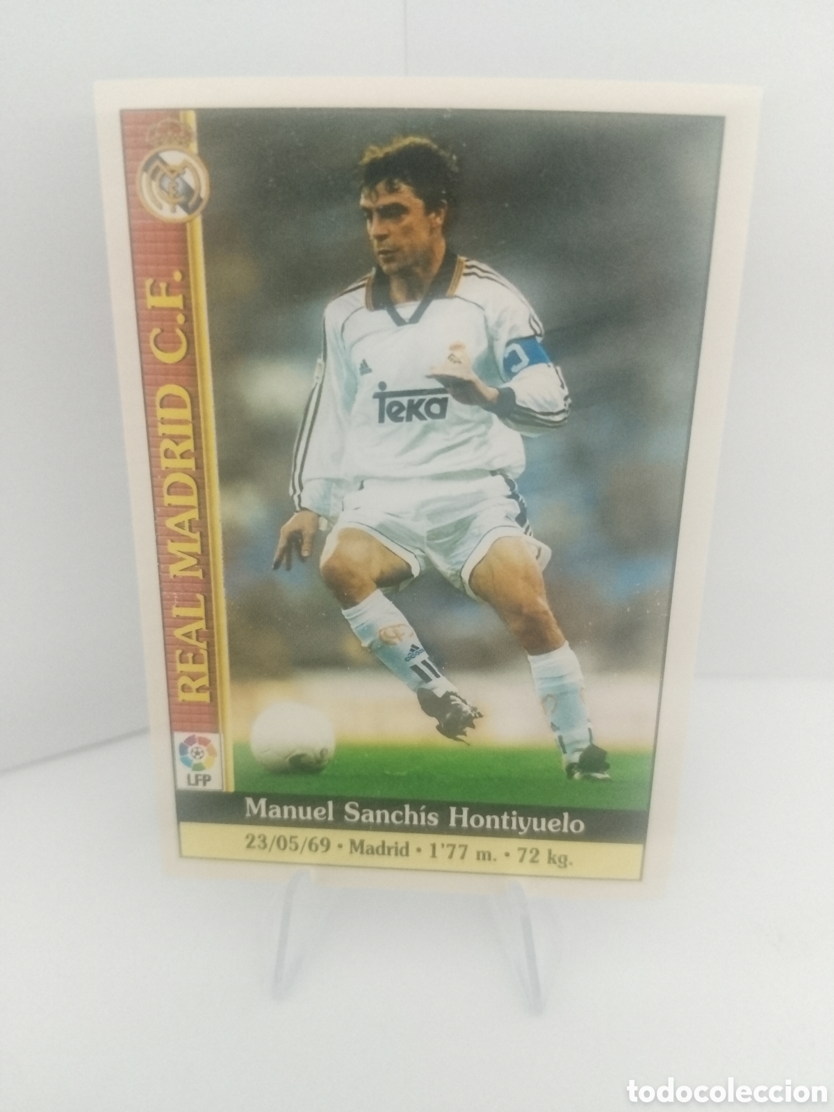 Football Stickers: Sanch&iacute;s 24 Real Madrid fichas 2000