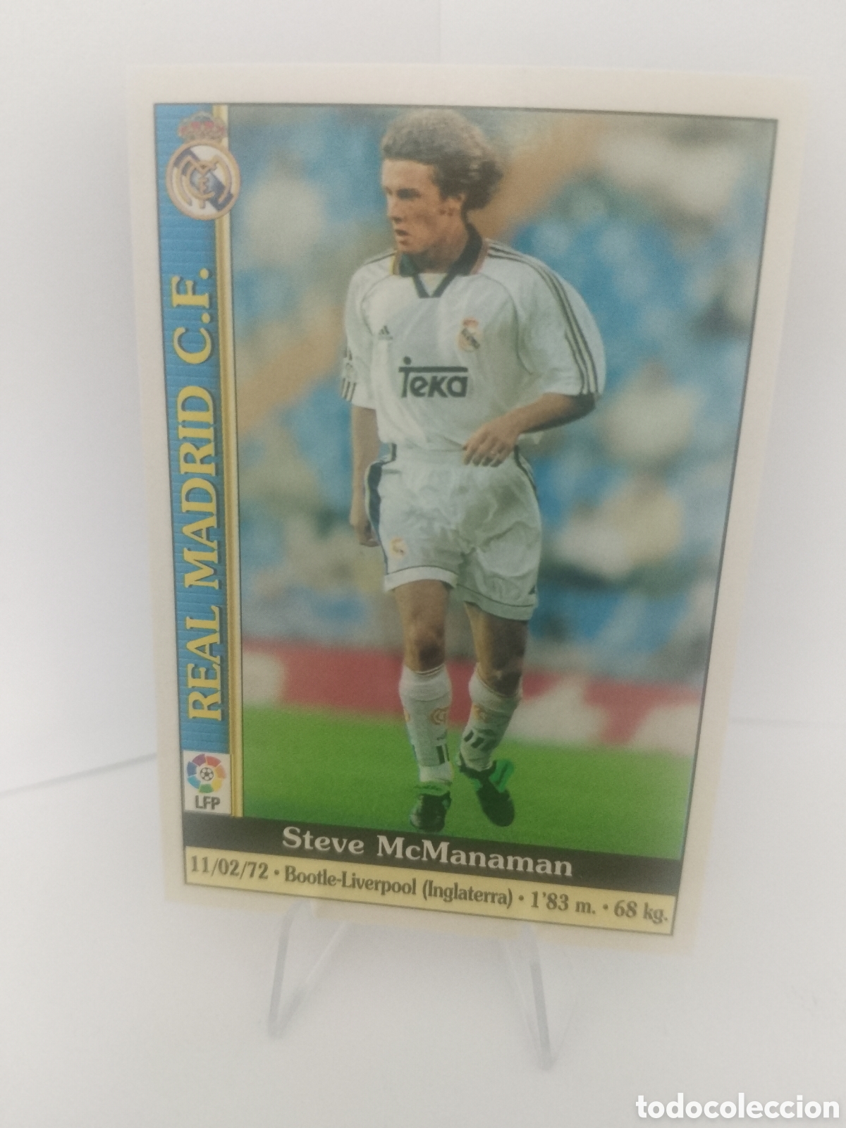 Football Stickers: McManaman 33 Real Madrid fichas 2000
