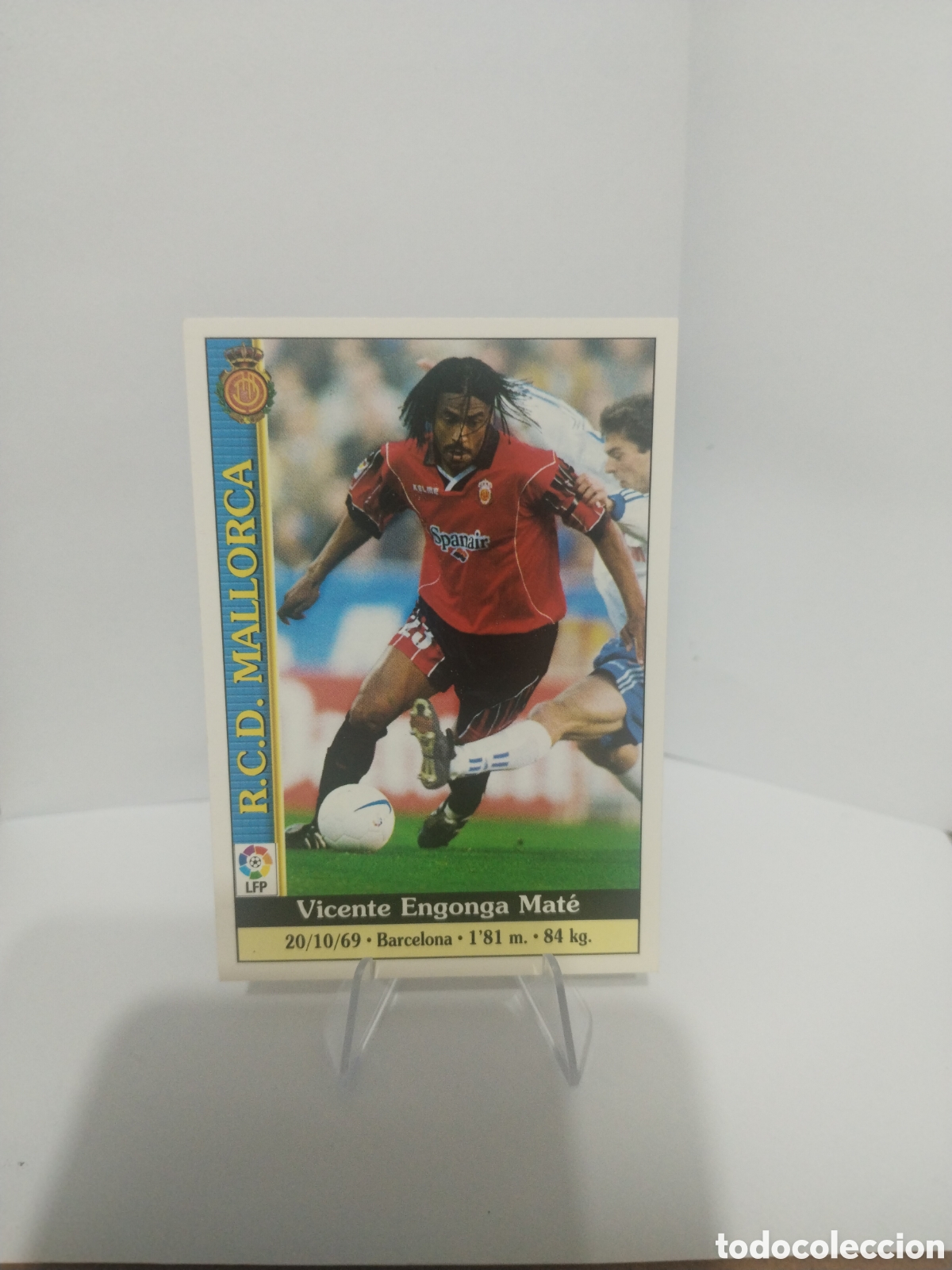 Football Stickers: Engonga 43 Mallorca fichas 2000