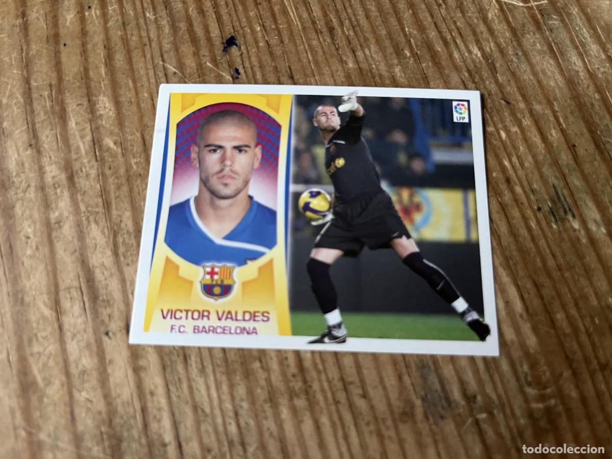 Figurine di Calcio: CROMO SIN PEGAR NUNCA PEGADO ALBUM LIGA ESTE 09 10 2009 2010 BARCELONA # 1 VICTOR VALDES