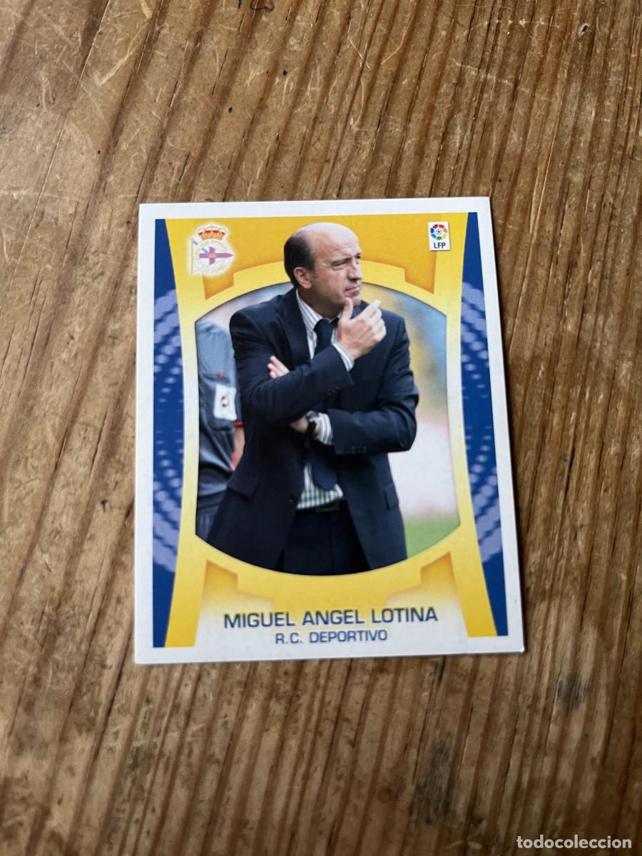 Figurine di Calcio: CROMO SIN PEGAR NUNCA PEGADO ALBUM LIGA ESTE 09 10 2009 2010 DEPORTIVO CORU&Ntilde;A ENTRENADOR LOTINA