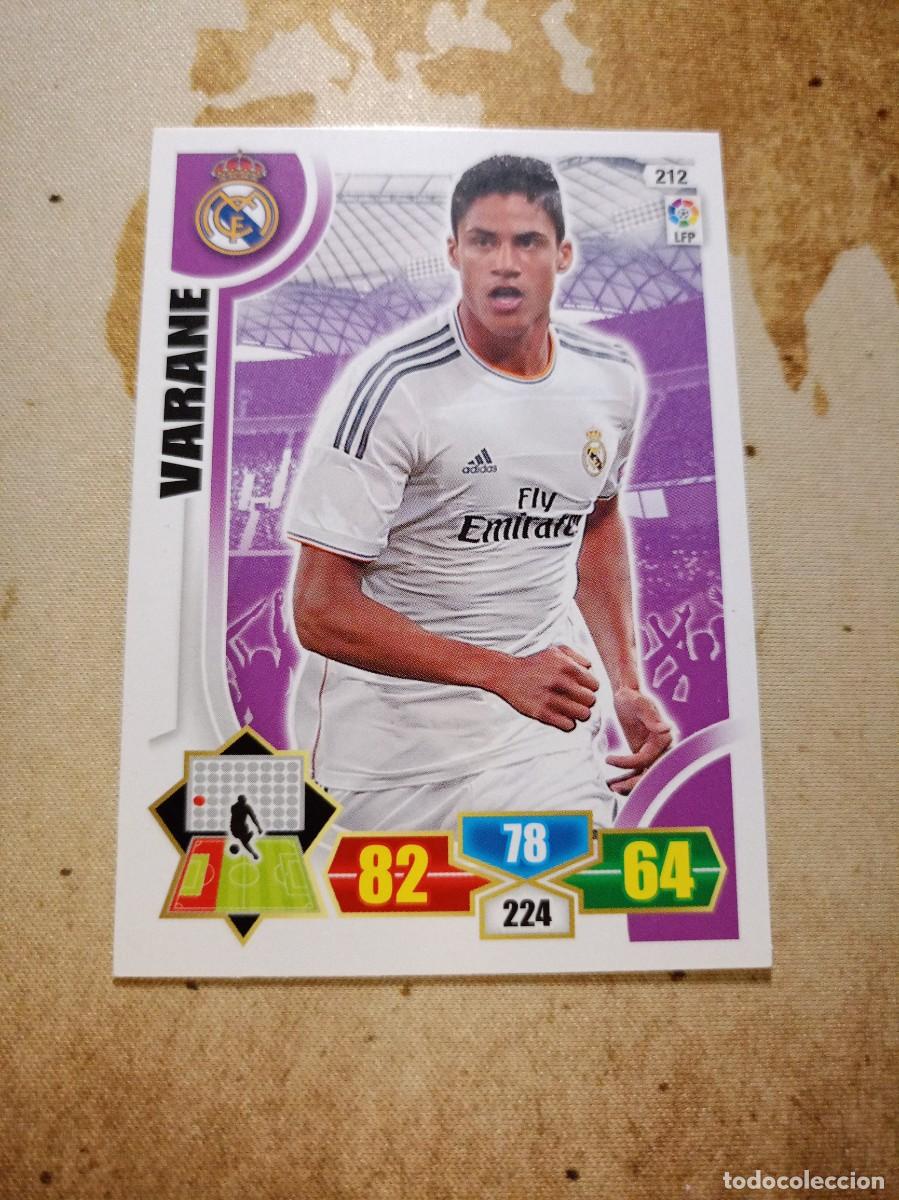 Cromos de F&uacute;tbol: Real Madrid 212 VARANE Adrenalyn 2013-14