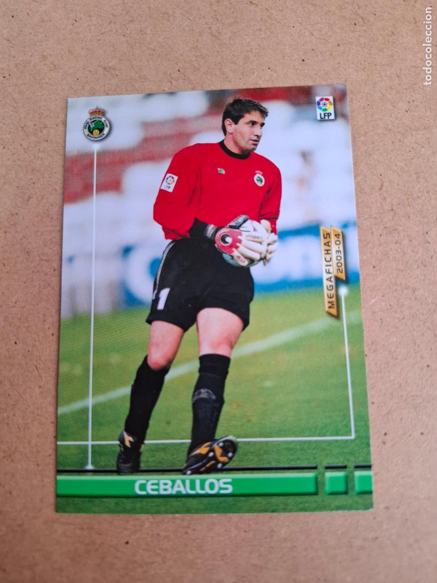 Fu&szlig;ball-Sticker: MEGAFICHAS 2003 2004 03 04 - PANINI - 236 CEBALLOS ( BAJA ) - R. RACING CLUB (CM)