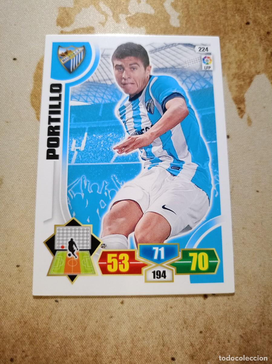 Figurine di Calcio: M&aacute;laga 224 PORTILLO Adrenalyn 2013-14