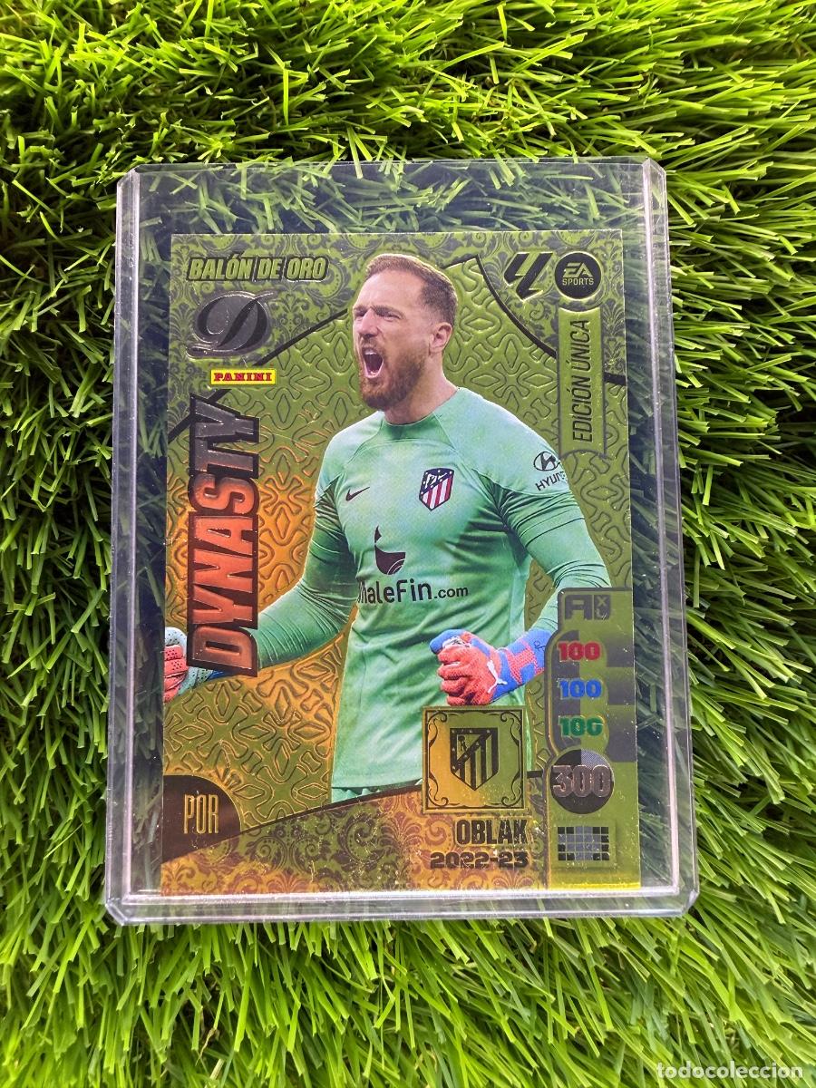 Fu&szlig;ball-Sticker: Oblak 2022-23 Bal&oacute;n de Oro Dynasty Atl&eacute;tico de Madrid Adrenalyn XL 24 25