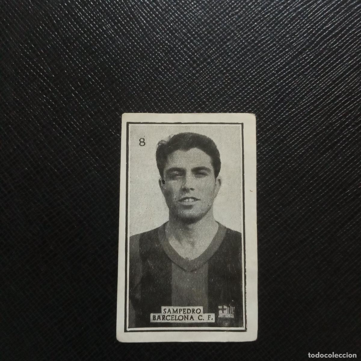 Fu&szlig;ball-Sticker: 8 SAMPEDRO BARCELONA GRAFICAS BRASIL 1956 1957 CROMO FUTBOL LIGA 56 57 - DESPEGADO - A185 PG46