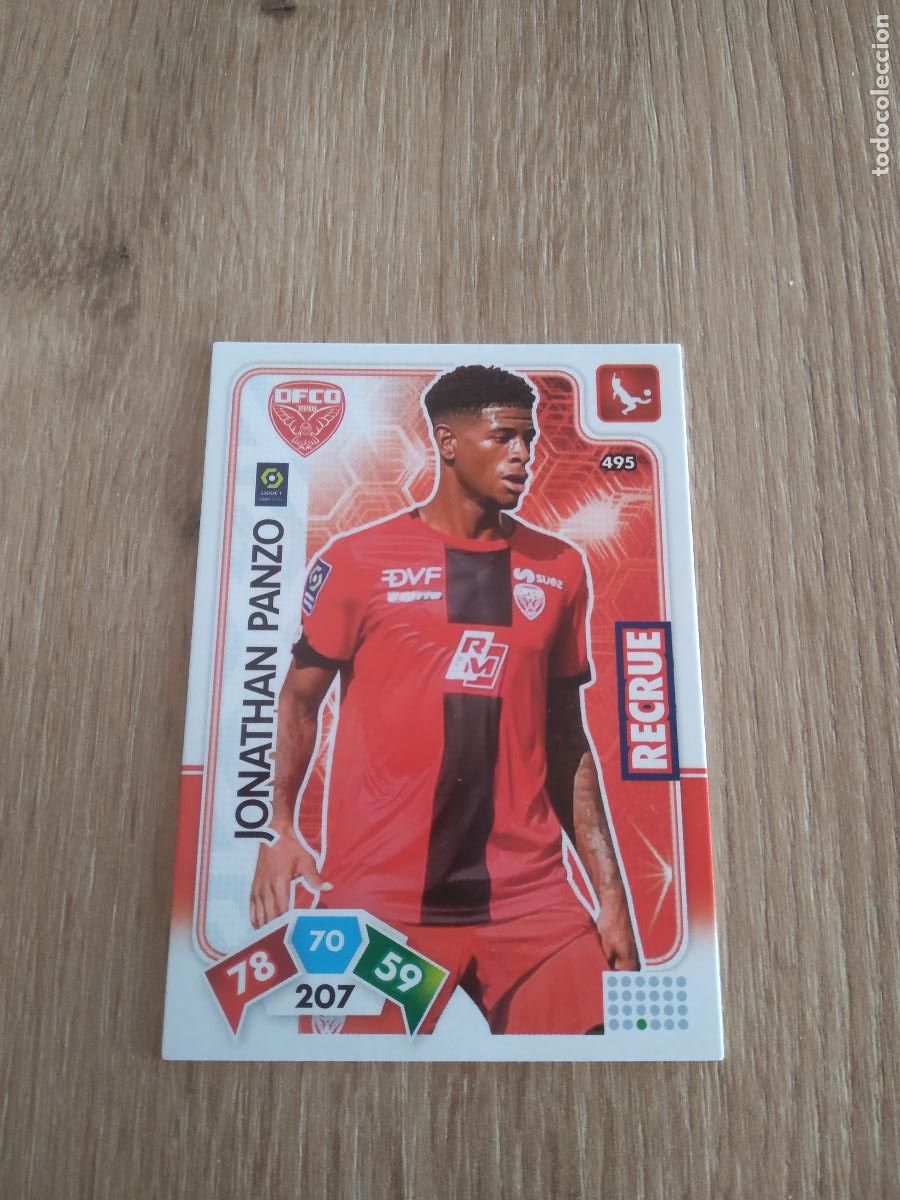 Fu&szlig;ball-Sticker: 495 JONATHAN PANZO DIJON CROMO FUTBOL PANINI LIGUE 1 FOOT 20-21 ADRENALYN FRANCIA 2020-2021