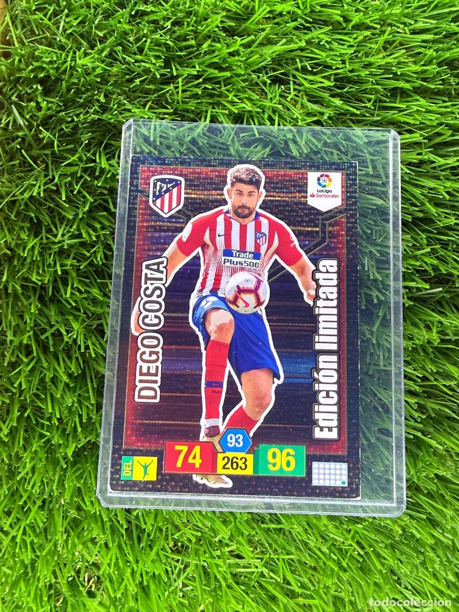 Cromos de f&uacute;tbol: Diego Costa Edici&oacute;n Limitada Atl&eacute;tico de Madrid Adrenalyn XL 18 19