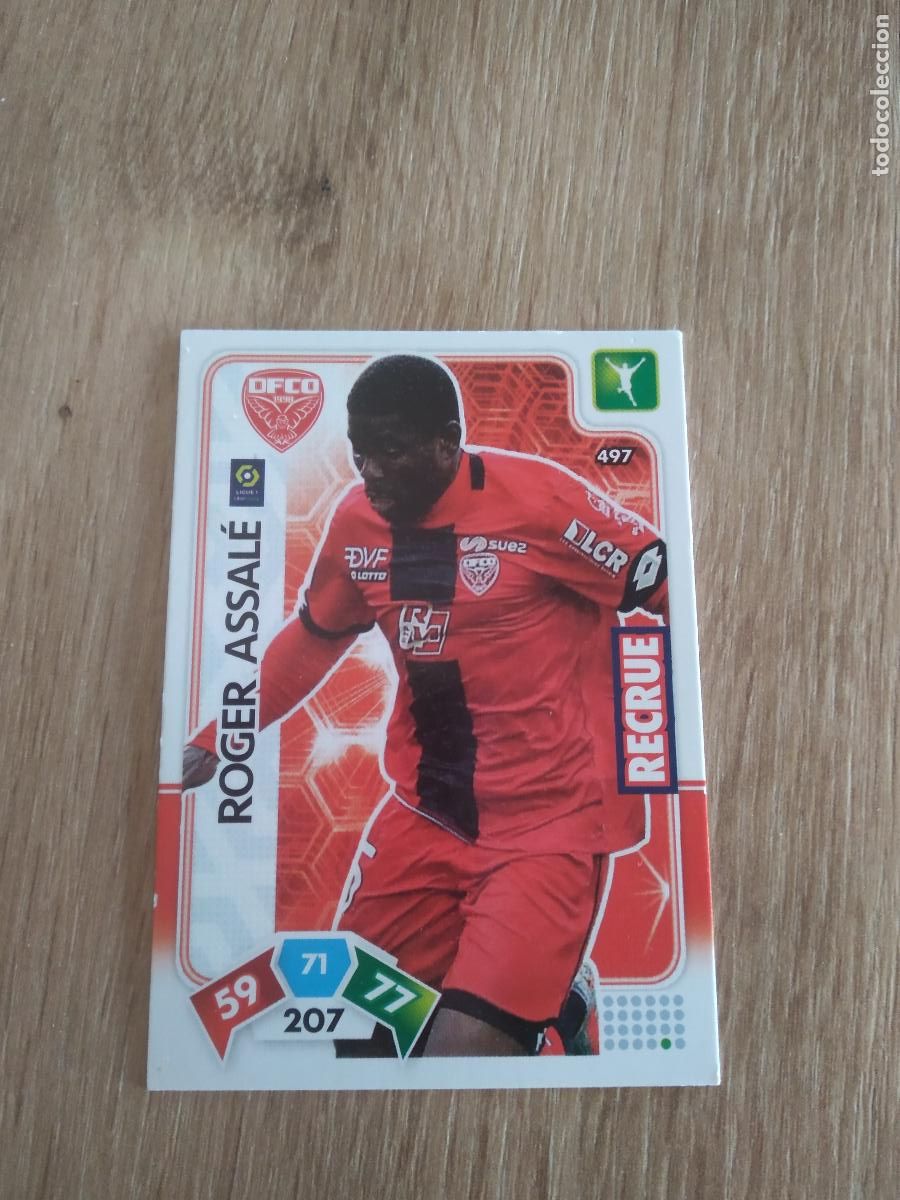 Figurine di Calcio: 497 ROGER ASSALE DIJON CROMO FUTBOL PANINI LIGUE 1 FOOT 20-21 ADRENALYN FRANCIA 2020-2021
