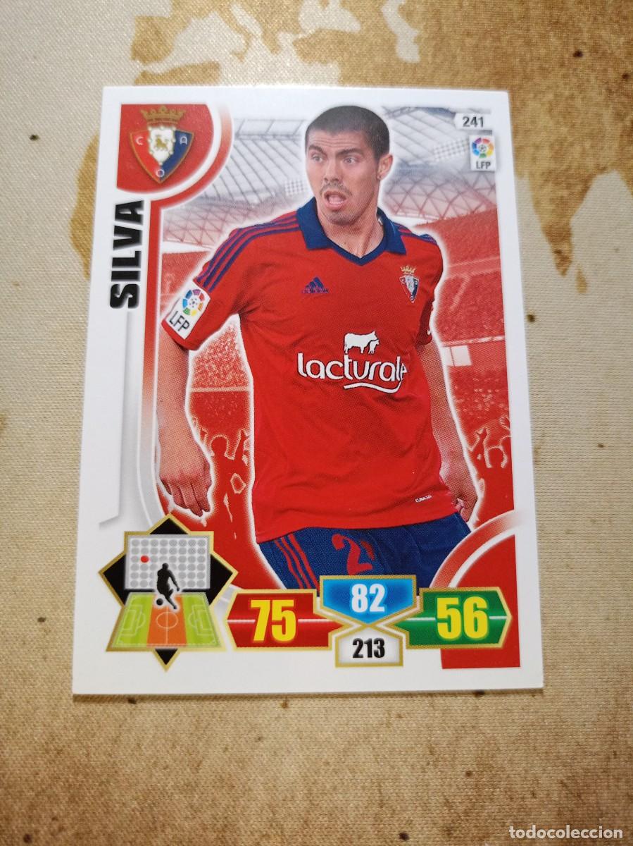 Fu&szlig;ball-Sticker: Osasuna 241 SILVA Adrenalyn 2013-14