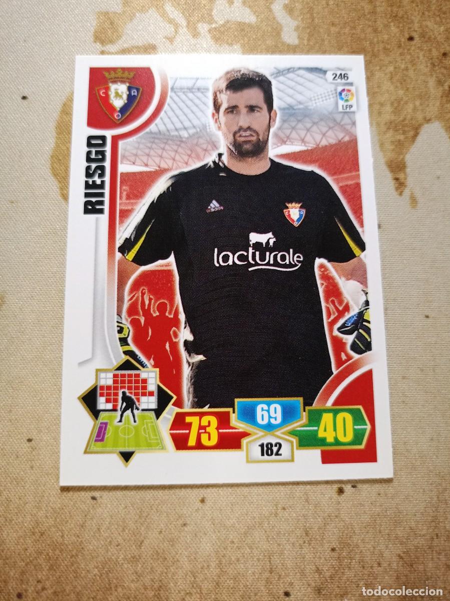 Fu&szlig;ball-Sticker: Osasuna 246 RIESGO Adrenalyn 2013-14