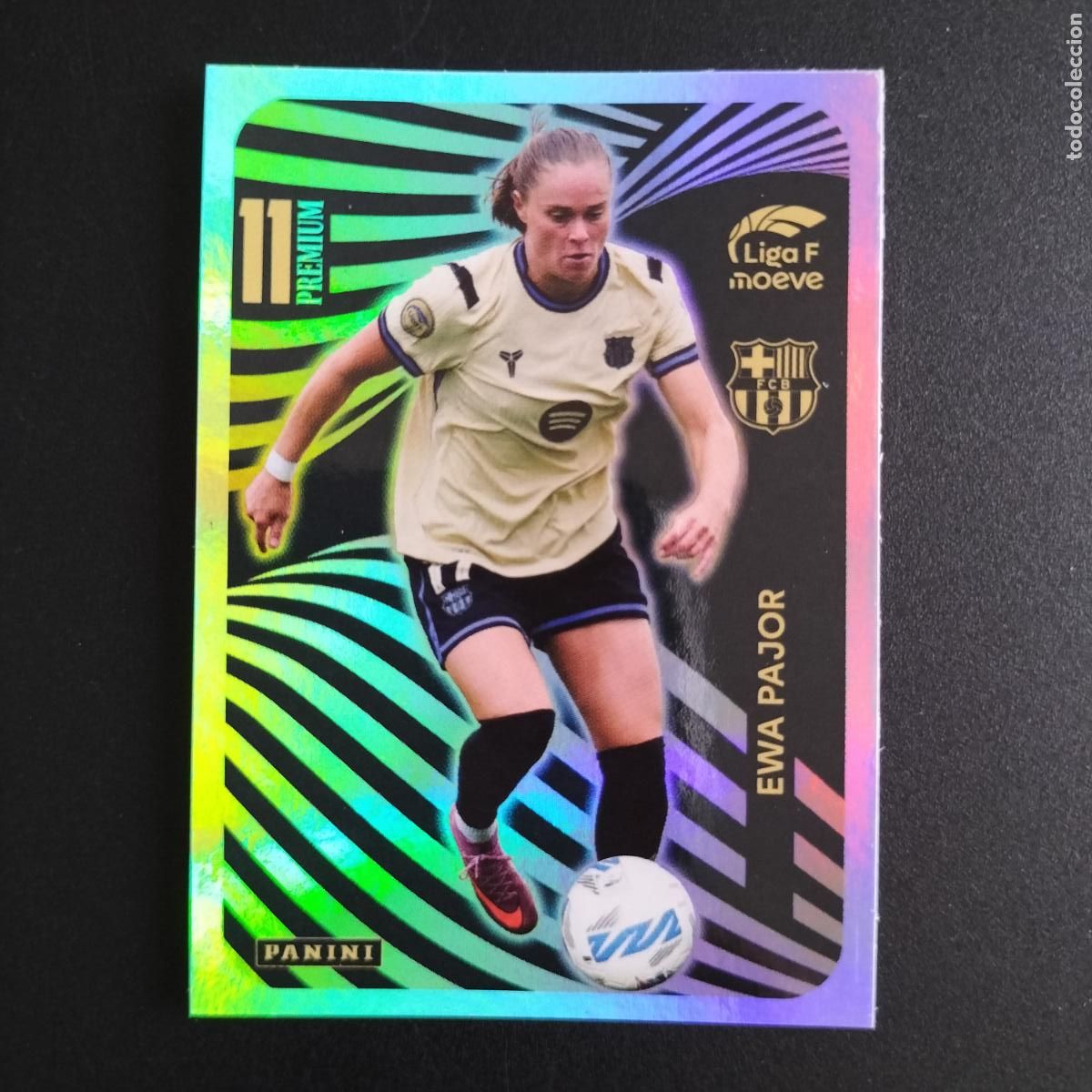 Cromos de f&uacute;tbol: EWA PAJOR PREMIUM 11 FC BARCELONA CROMOS LIGA F MOEVE FEMENINA PANINI 2025 2026 25 26
