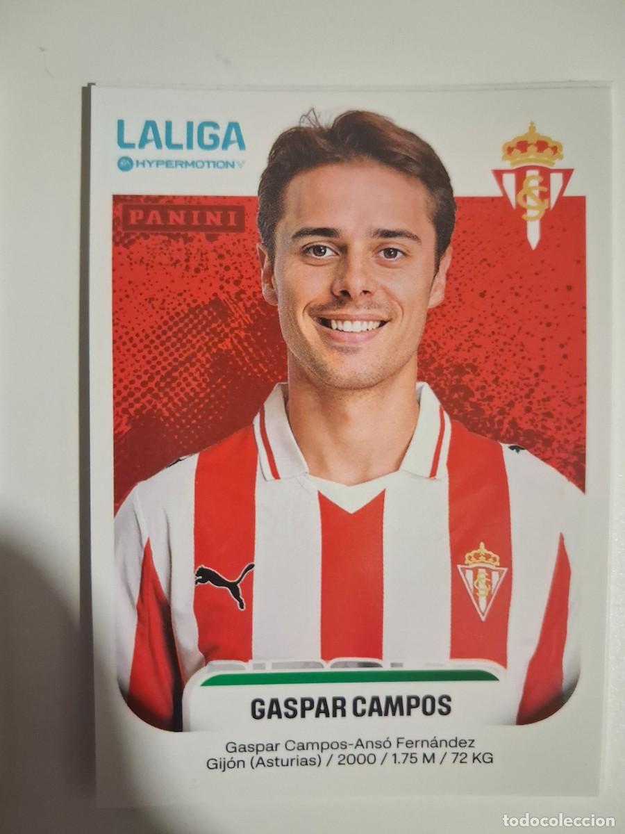 Cromos de F&uacute;tbol: Liga Hypermotion 25/26 2025 2026 Sin Pegar Real Sporting de Gijon 377 Gaspar Campos