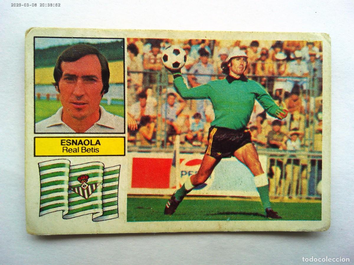 Cromos de F&uacute;tbol: CROMO DE FUTBOL LIGA 1982 - 83 : ESNAOLA , REAL BETIS