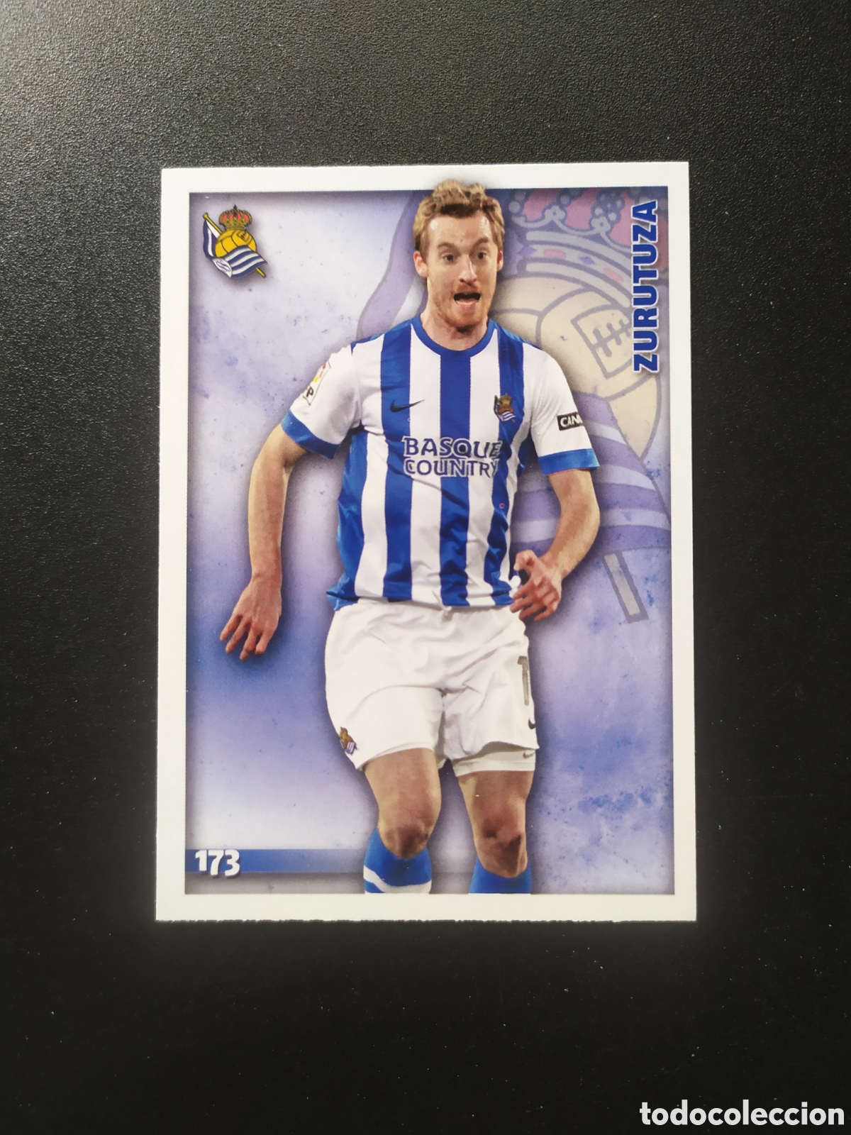 Figurine di Calcio: Mundicromo fichas Liga 2014 2015 14 15 Zurutuza n&deg; 173 Real Sociedad
