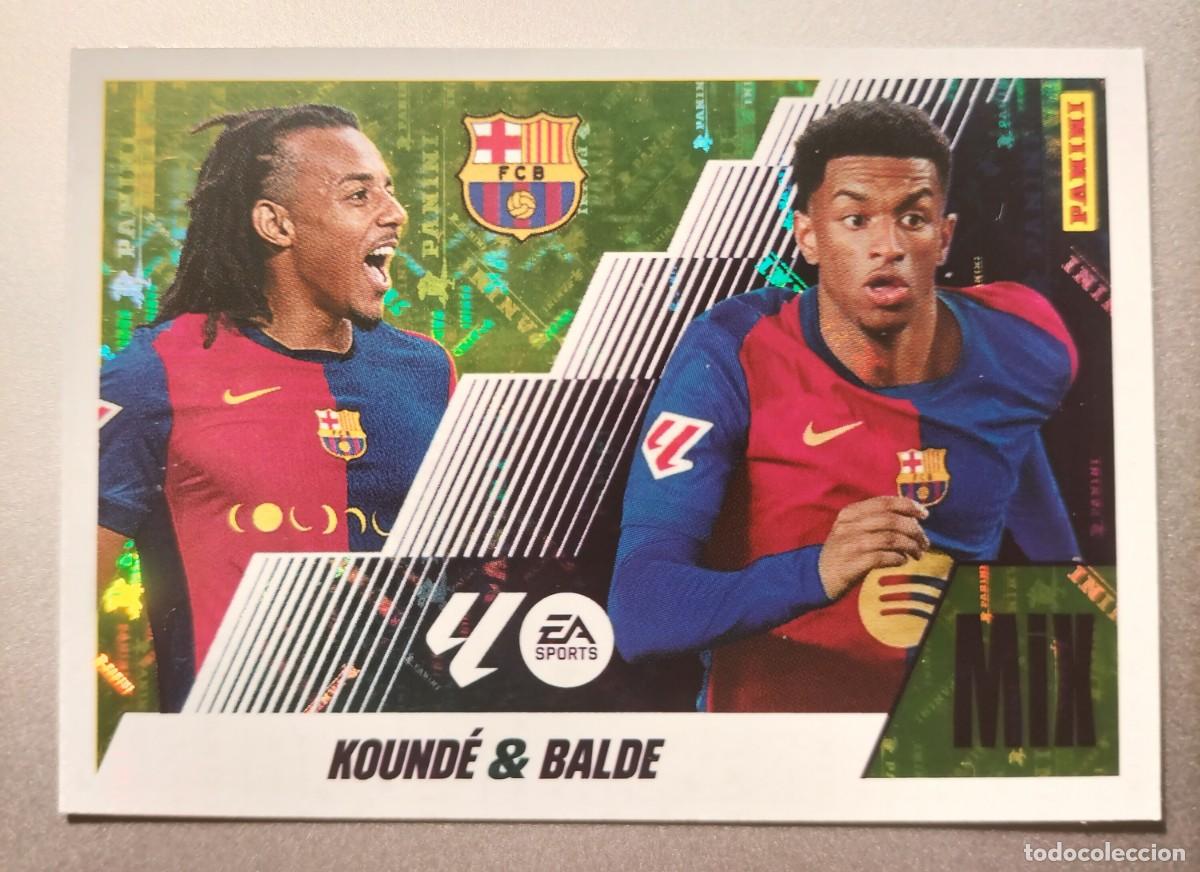 Cromos de F&uacute;tbol: KOUND&Eacute; & BALDE, SERIE MIX,F.C BARCELONA,COLECCI&Oacute;N OFICIAL LIGA ESTE 2025/26, PANINI.