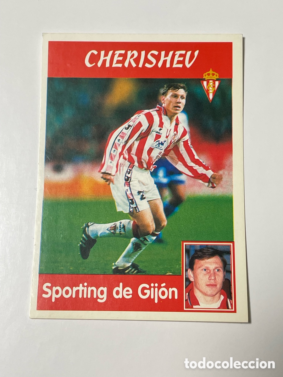 Cromos de F&uacute;tbol: Dimitri Cherishev Sporting de Gij&oacute;n Panini 1997/98 #238