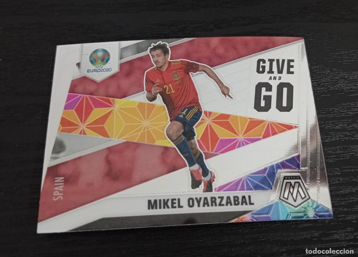 Football Stickers: -PANINI 20-21 MOSAIC UEFA EURO SOCCER 2020 : 19 OYARZABAL ( ESPA&Ntilde;A ) -- GIVE AND GO --