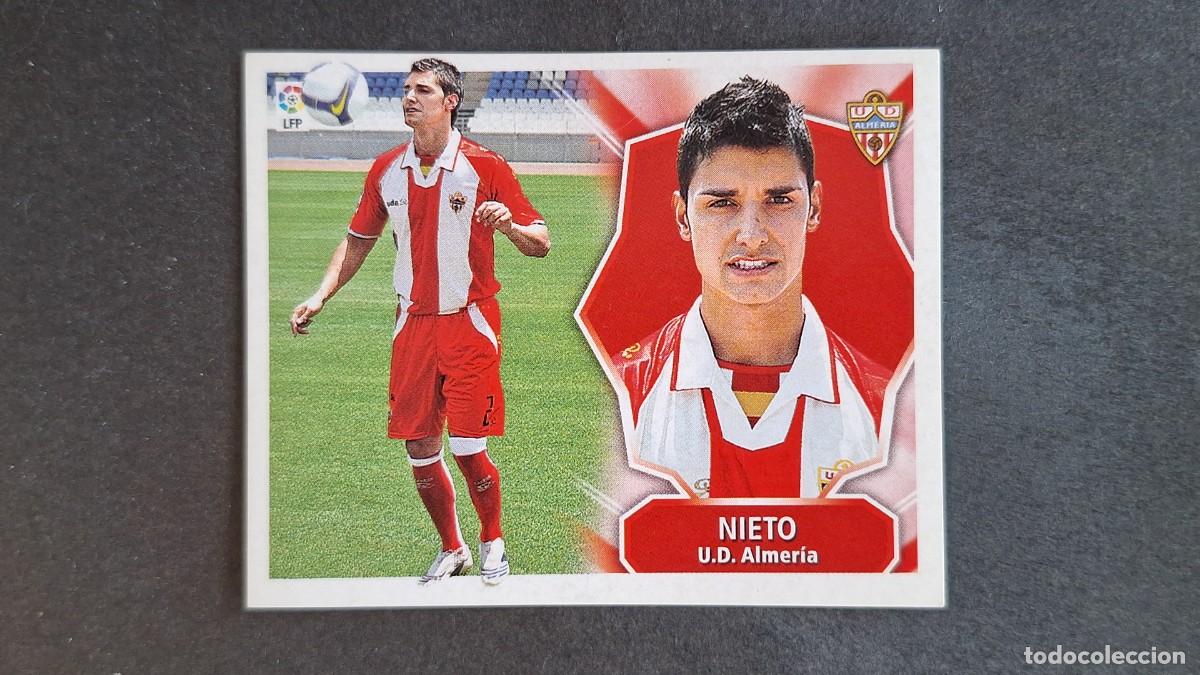 Fu&szlig;ball-Sticker: L3 NIETO U. D. ALMERIA FICHAJE 35 LIGA ESTE 2008 2009 08 09 NUNCA PEGADO SIN PEGAR