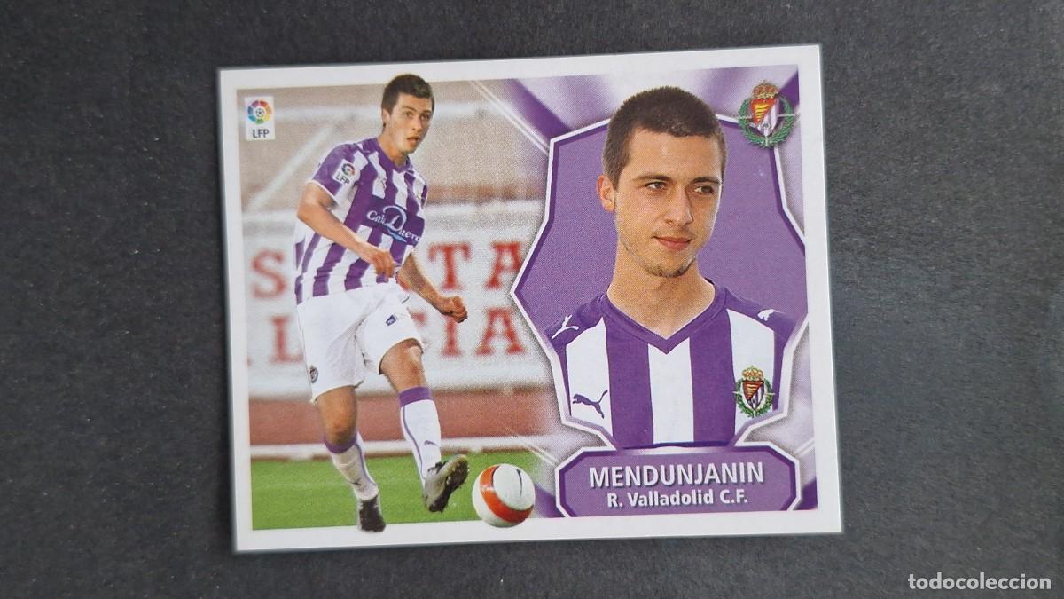 Fu&szlig;ball-Sticker: L3 MENDUNJANIN REAL VALLADOLID FICHAJE 43 LIGA ESTE 2008 2009 08 09 NUNCA PEGADO SIN PEGAR
