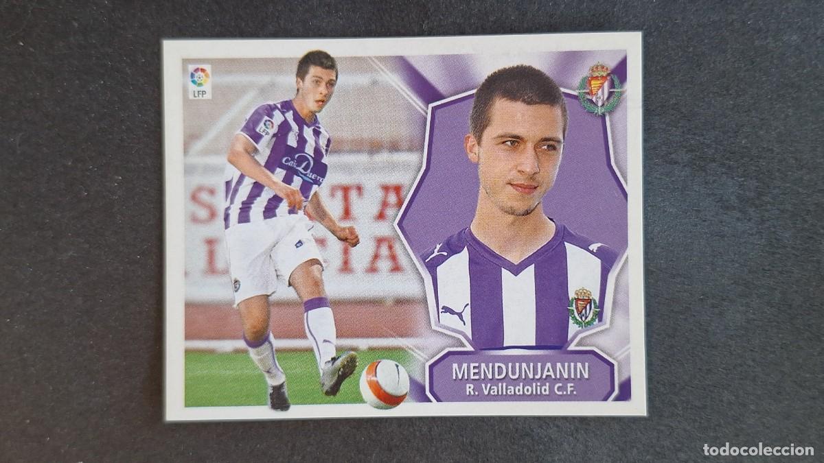 Figurine di Calcio: L3 MENDUNJANIN REAL VALLADOLID FICHAJE 43 LIGA ESTE 2008 2009 08 09 NUNCA PEGADO SIN PEGAR