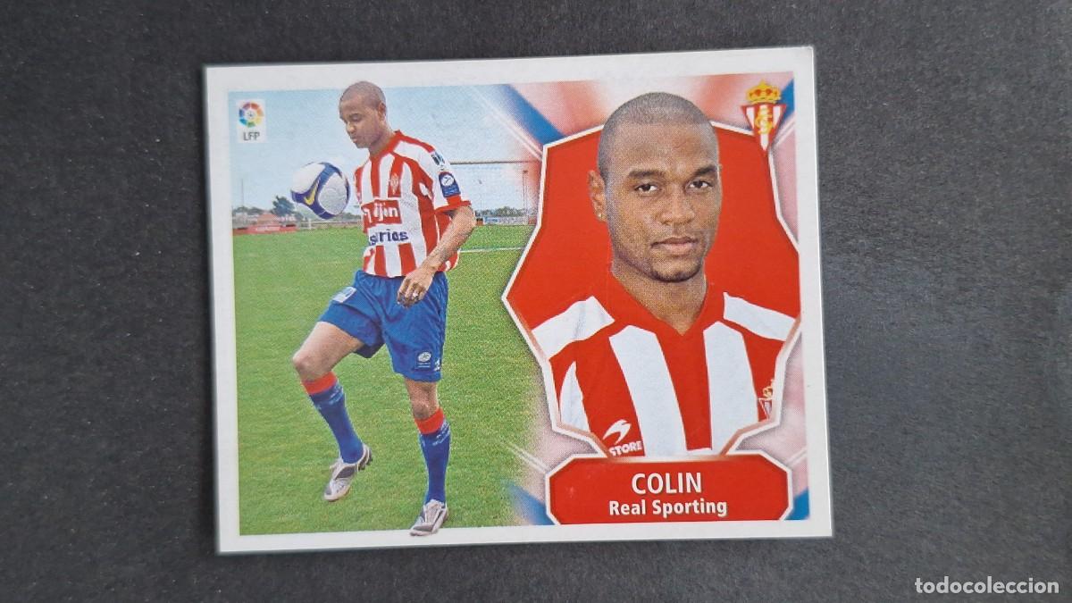 Cromos de F&uacute;tbol: L3 COLIN SPORTING DE GIJON FICHAJE 45 LIGA ESTE 2008 2009 08 09 NUNCA PEGADO SIN PEGAR
