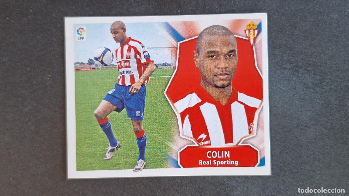 Cromos de F&uacute;tbol: L3 COLIN SPORTING DE GIJON FICHAJE 45 LIGA ESTE 2008 2009 08 09 NUNCA PEGADO SIN PEGAR
