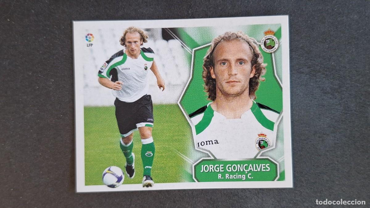 Fu&szlig;ball-Sticker: L3 JORGE GON&Ccedil;ALVES RACING DE SANTANDER FICHAJE 47 LIGA ESTE 2008 2009 08 09 NUNCA PEGADO SIN PEGAR